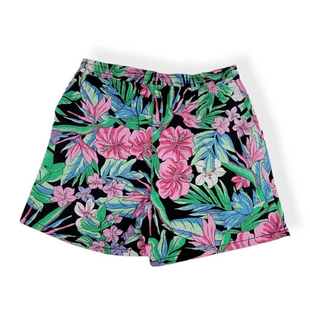 Wild Fable Black Tropical Floral Shorts XS - Picture 2 of 4